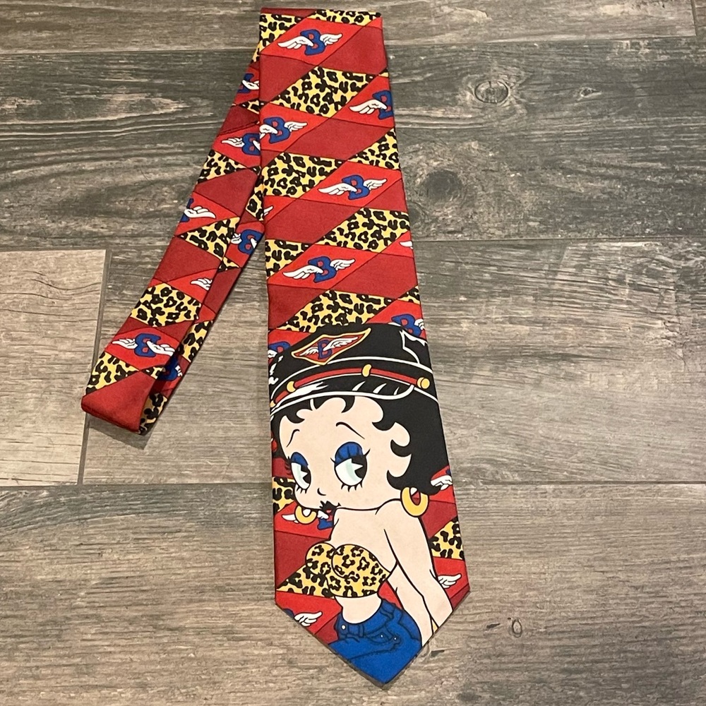Vintage 1996 Ralph Marlin Betty Boop Tie